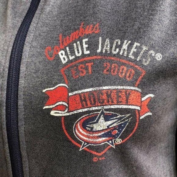 Columbus Blue Jackets NHL Hockey Zip-Up Jacket - S - Picture 4 of 7